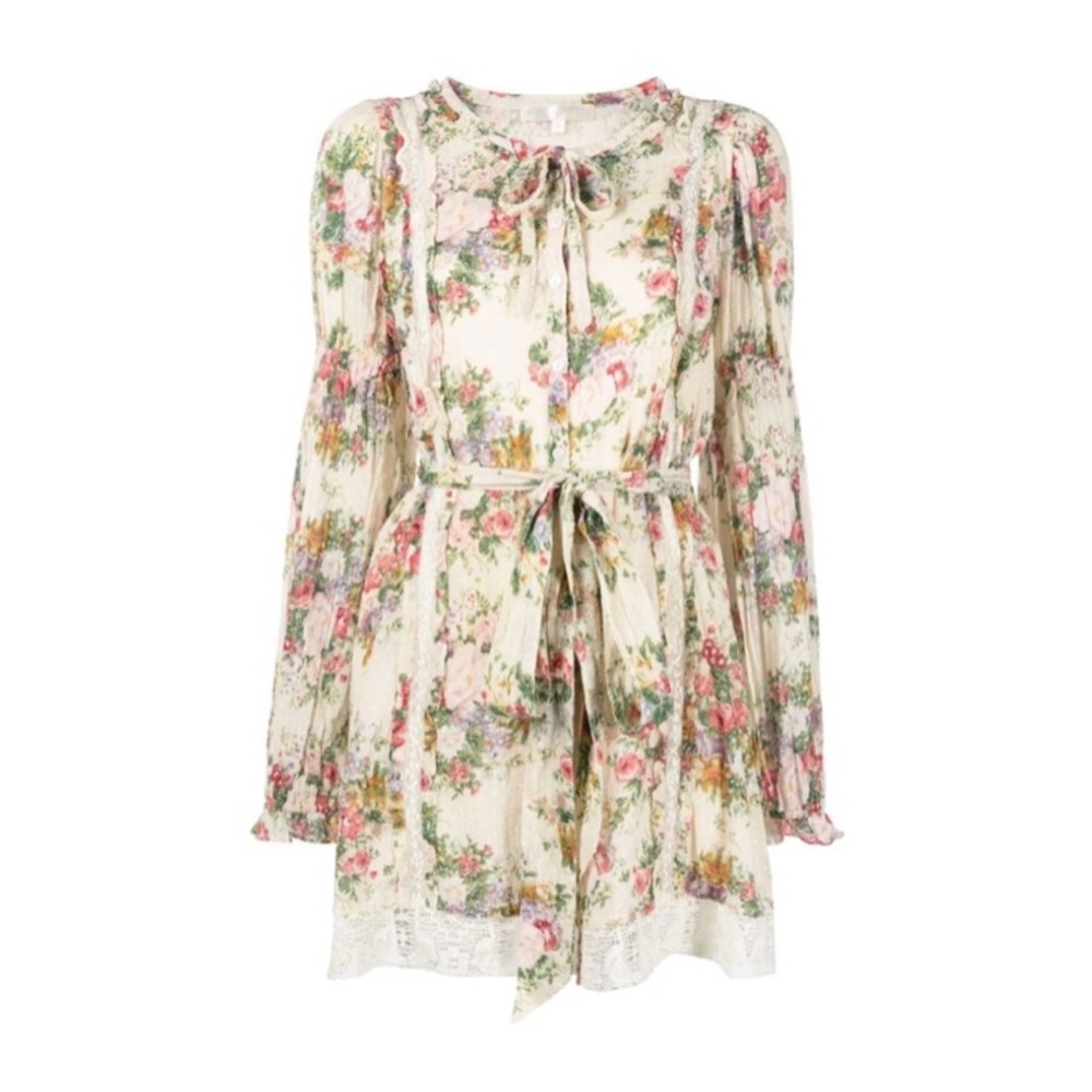 LoveShackFancy Fria Mini Dress